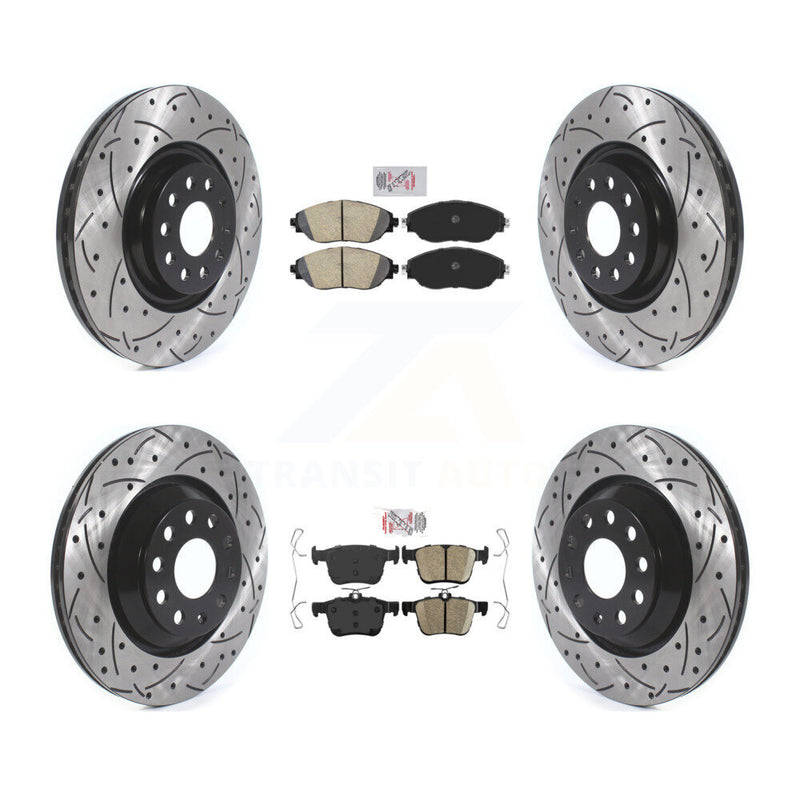 Transit Auto KDA-101614 Disc Brake Kit for 2015-2022 Volkswagen Arteon, Audi A3 Quattro, Audi Q3 & more - Front and Rear product image
