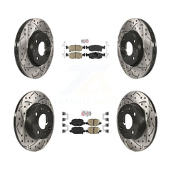 Transit Auto KDA-101623 Disc Brake Kit for 2012-2017 Fiat 500 - Front and Rear product image