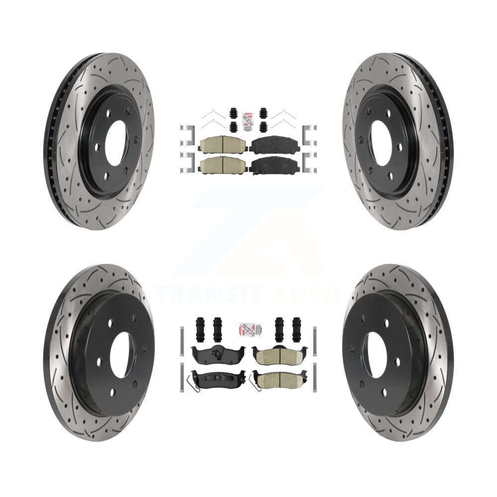 Transit Auto KDA-101624 Disc Brake Kit for 2007-2015 INFINITI QX56, Nissan Armada, Nissan TITAN - Front and Rear product image