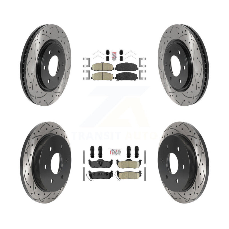 Transit Auto KDA-101624 Disc Brake Kit for 2007-2015 INFINITI QX56, Nissan Armada, Nissan TITAN - Front and Rear product image