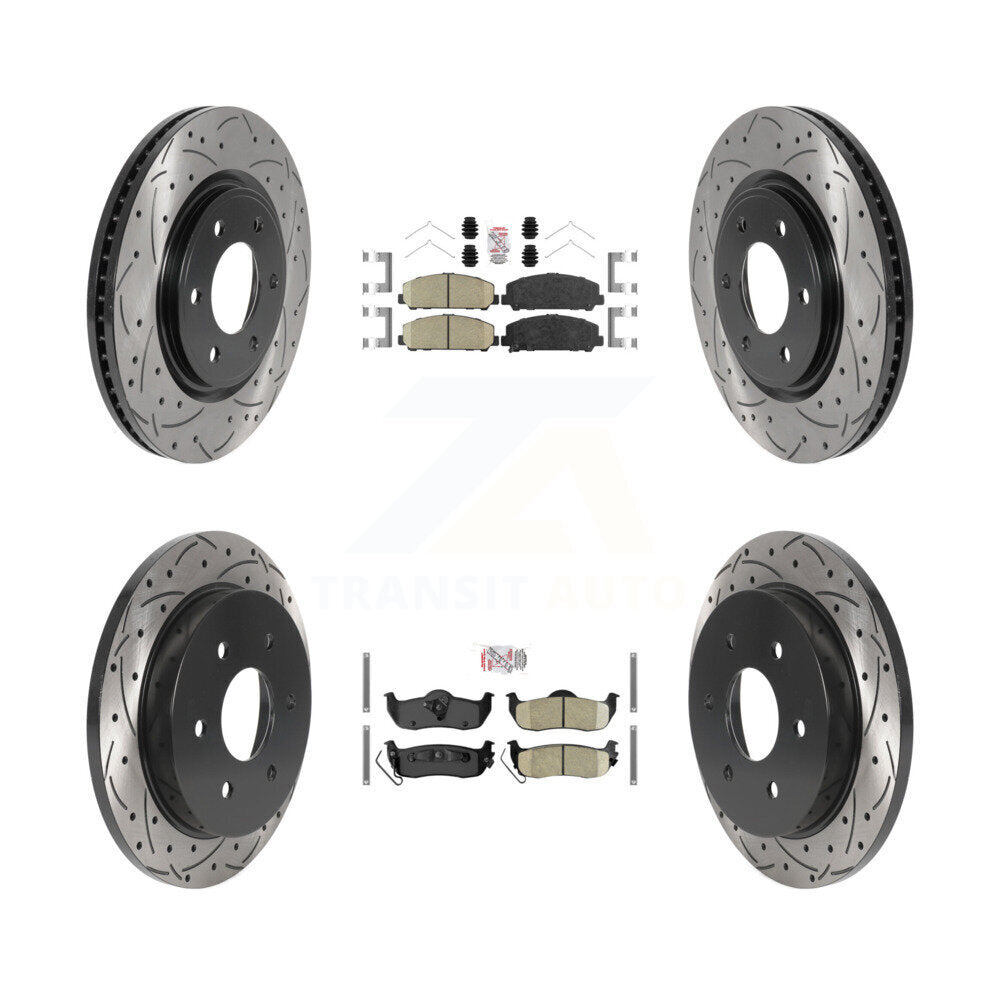 Transit Auto KDA-101625 Disc Brake Kit for 2007-2015 INFINITI QX56, Nissan Armada, Nissan TITAN - Front and Rear product image