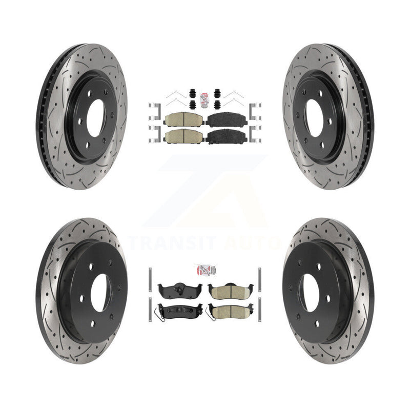 Transit Auto KDA-101625 Disc Brake Kit for 2007-2015 INFINITI QX56, Nissan Armada, Nissan TITAN - Front and Rear product image