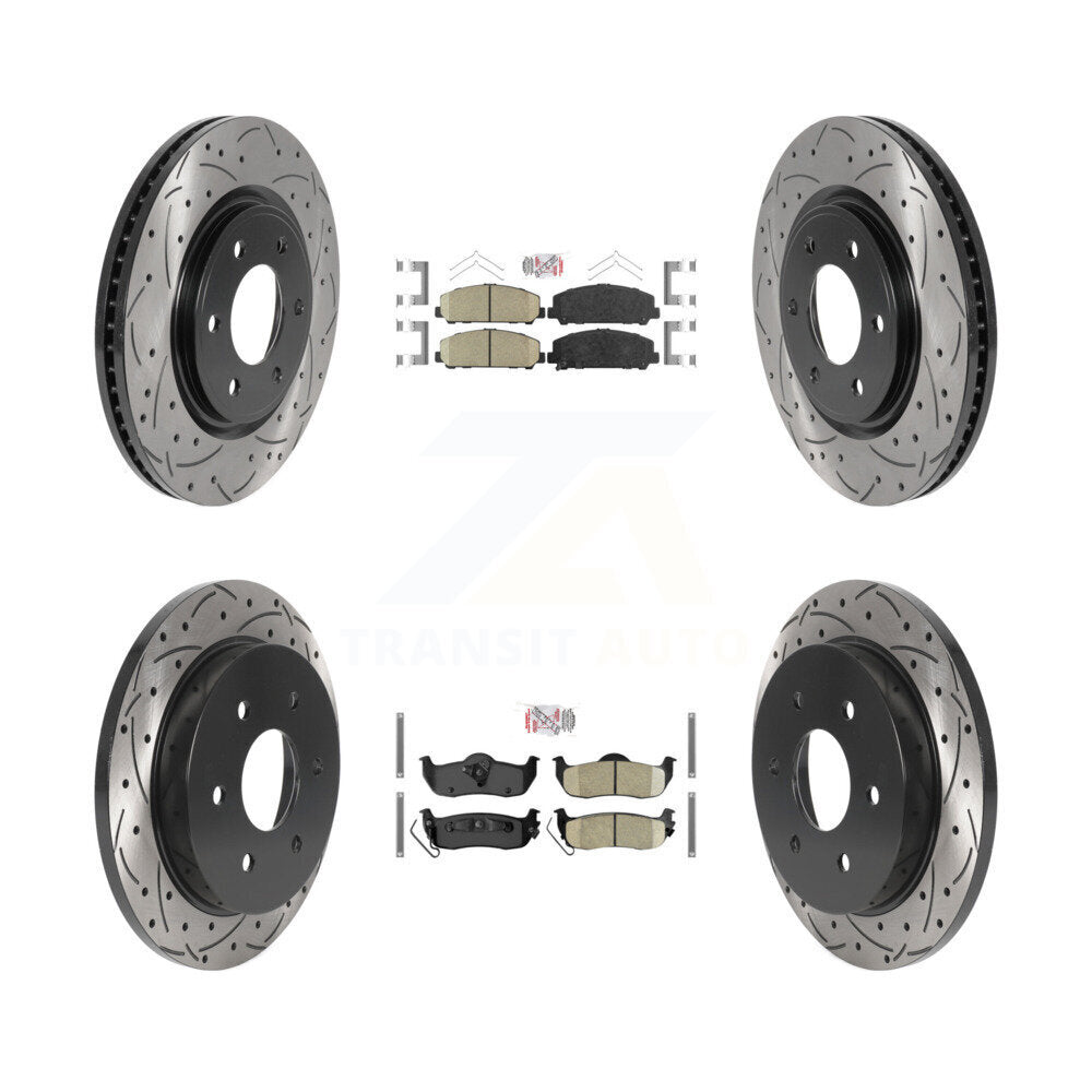 Transit Auto KDA-101627 Disc Brake Kit for 2007-2015 INFINITI QX56, Nissan Armada, Nissan TITAN - Front and Rear product image