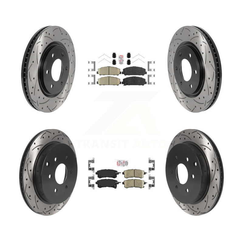 Transit Auto KDA-101628 Disc Brake Kit for 2011-2024 Nissan Armada, INFINITI QX80, INFINITI QX56 - Front and Rear product image