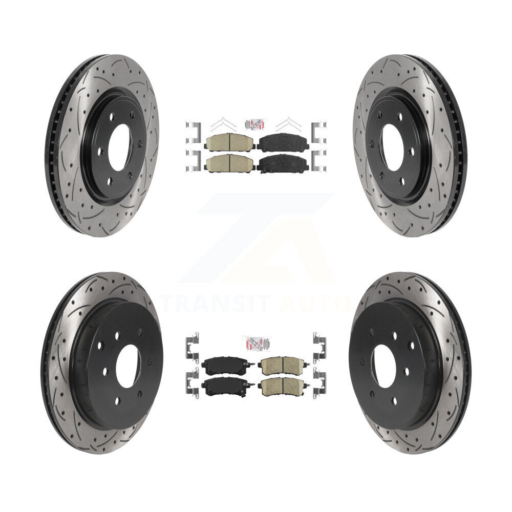 Transit Auto KDA-101629 Disc Brake Kit for 2011-2024 Nissan Armada, INFINITI QX80, INFINITI QX56 - Front and Rear product image