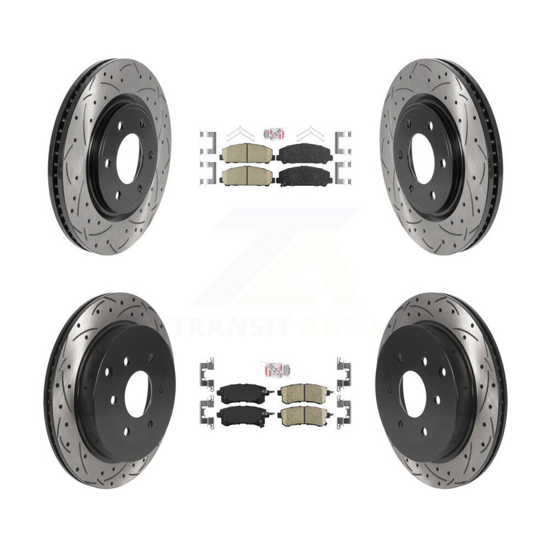 Transit Auto KDA-101629 Disc Brake Kit for 2011-2024 Nissan Armada, INFINITI QX80, INFINITI QX56 - Front and Rear product image