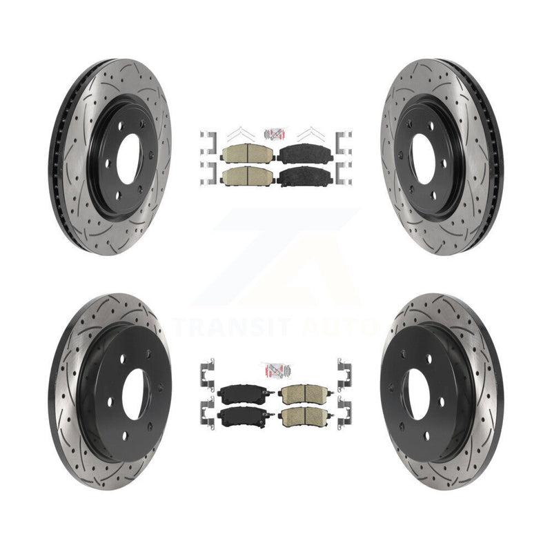 Transit Auto KDA-101633 Disc Brake Kit for 2017-2019 Nissan Armada - Front and Rear product image