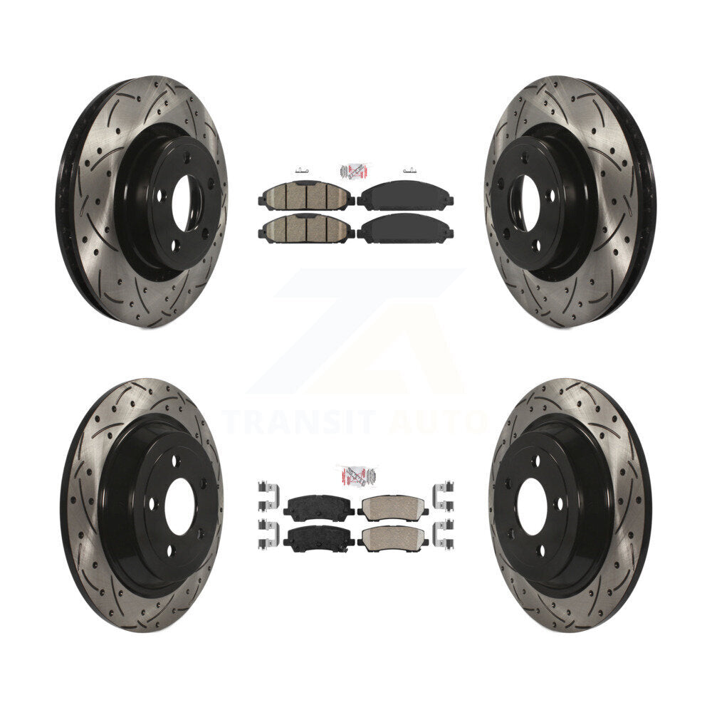 Transit Auto KDA-101638 Disc Brake Kit for 2015-2017 Ford Mustang - Front and Rear product image