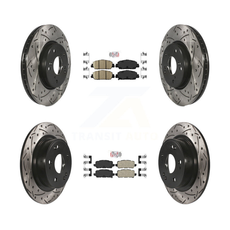 Transit Auto KDA-101639 Disc Brake Kit for 2016-2022 Honda HR-V - Front and Rear product image