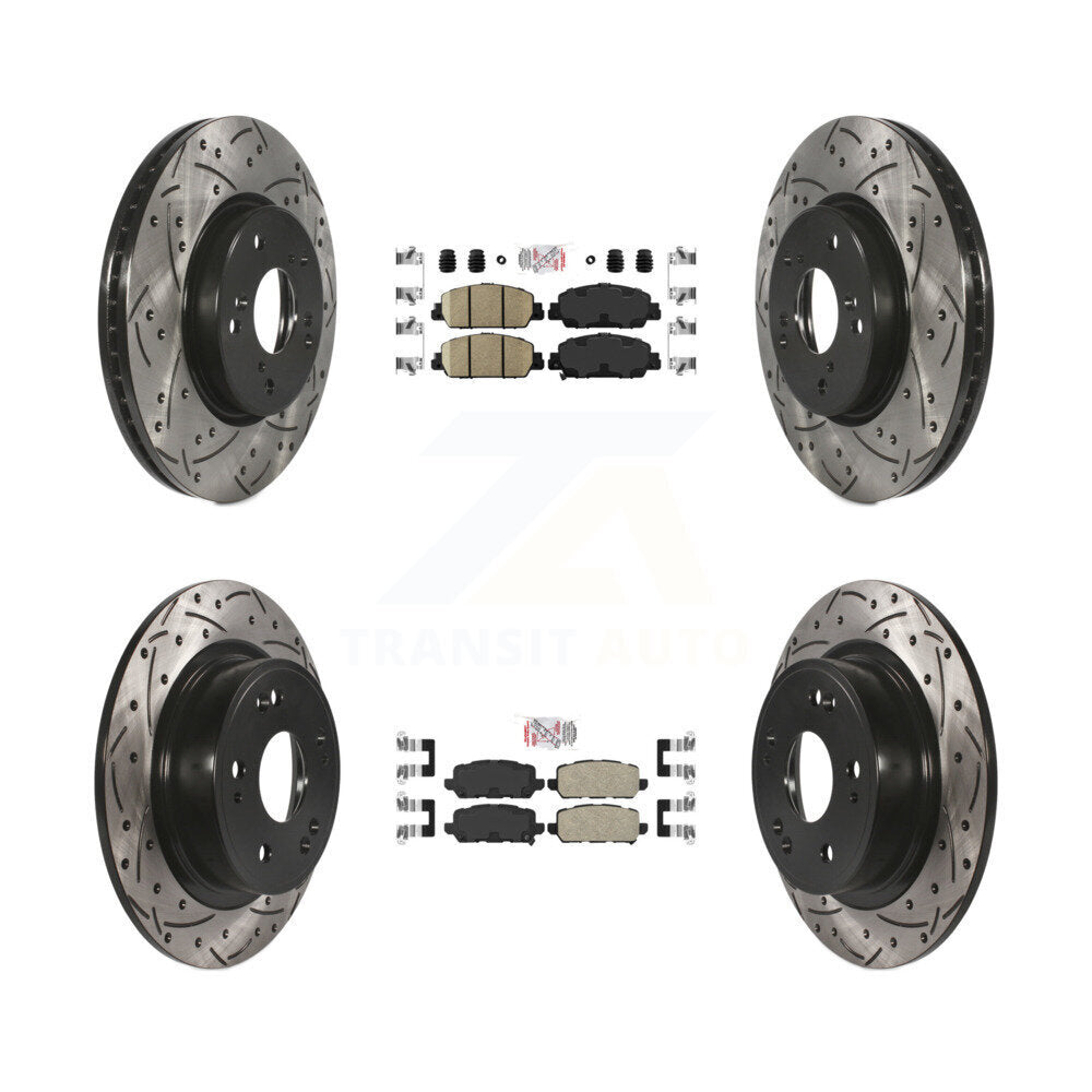 Transit Auto KDA-101641 Disc Brake Kit for 2016-2022 Honda HR-V - Front and Rear product image