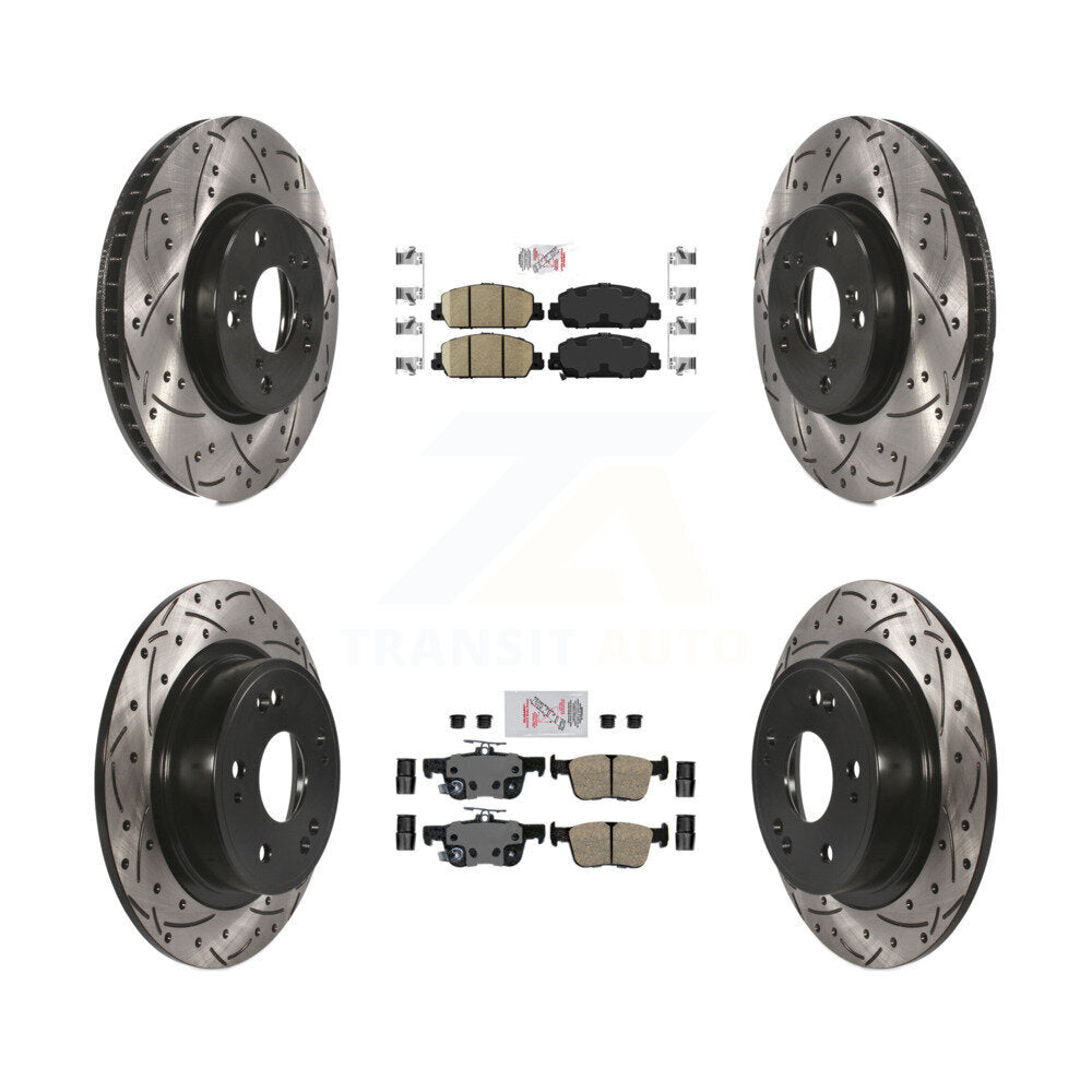 Transit Auto KDA-101643 Disc Brake Kit for 2018-2024 Honda Accord - Front and Rear product image