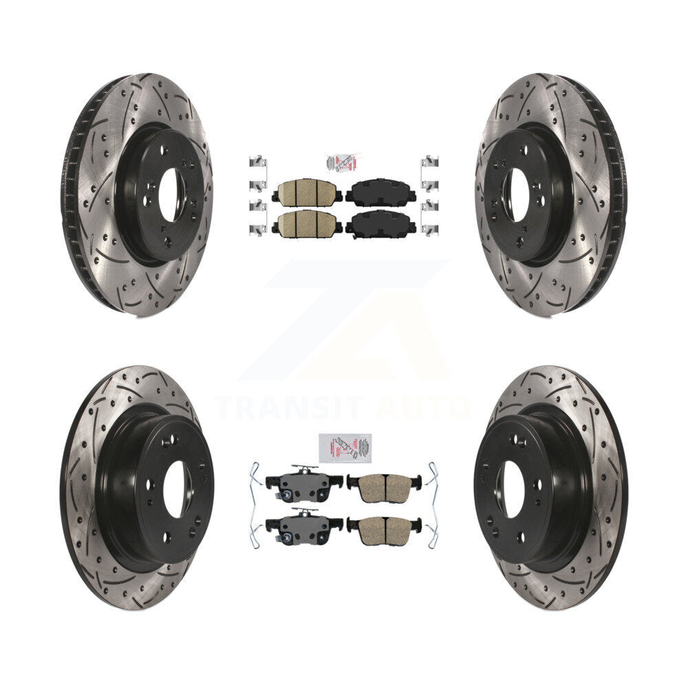 Transit Auto KDA-101644 Disc Brake Kit for 2018-2024 Honda Accord - Front and Rear product image