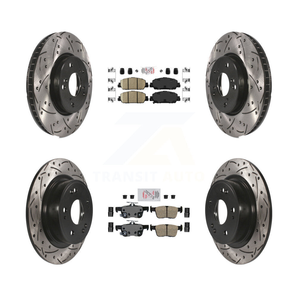 Transit Auto KDA-101645 Disc Brake Kit for 2018-2024 Honda Accord - Front and Rear product image