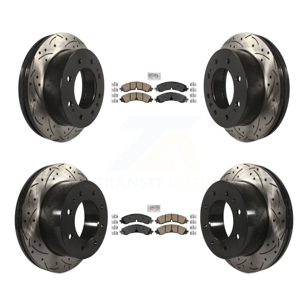 Transit Auto KDA-101650 Disc Brake Kit for 2020-2024 Chevrolet Silverado 2500 HD, Chevrolet Silverado 3500 HD, GMC Sierra 2500 HD & more - Front and Rear product image