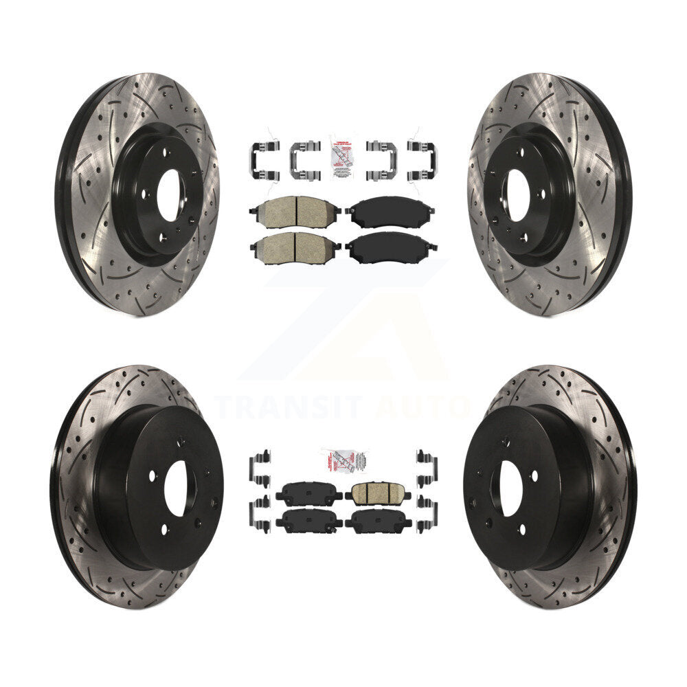 Transit Auto KDA-101652 Disc Brake Kit for 2011-2017 INFINITI QX70, Nissan Murano - Front and Rear product image
