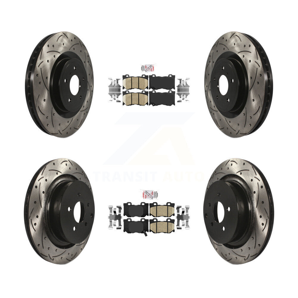 Transit Auto KDA-101653 Disc Brake Kit for 2009-2013 INFINITI FX50 - Front and Rear product image
