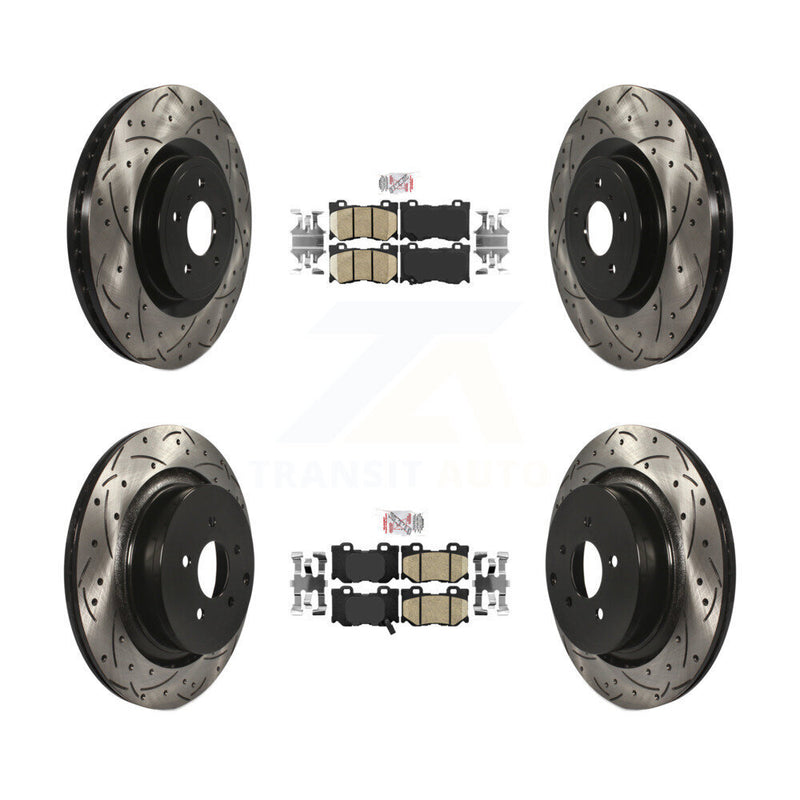 Transit Auto KDA-101653 Disc Brake Kit for 2009-2013 INFINITI FX50 - Front and Rear product image