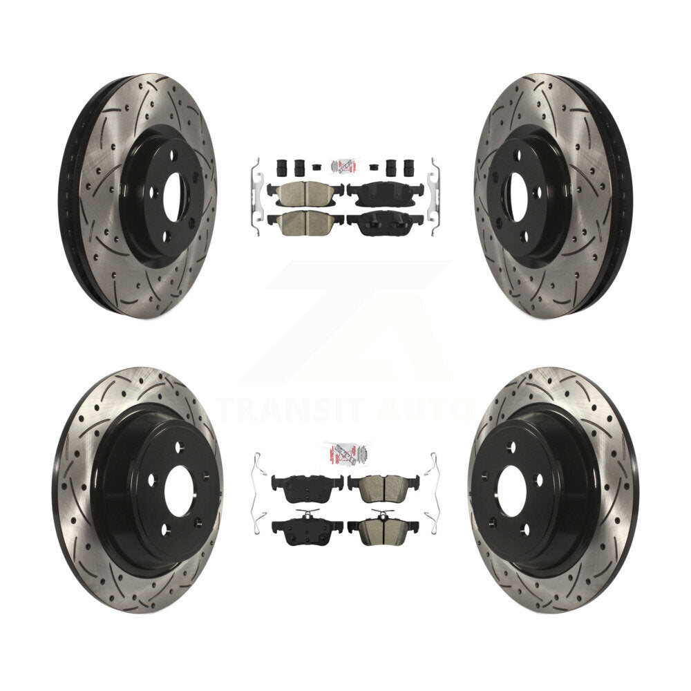 Transit Auto KDA-101680 Disc Brake Kit for 2015-2019 Ford Edge - Front and Rear product image