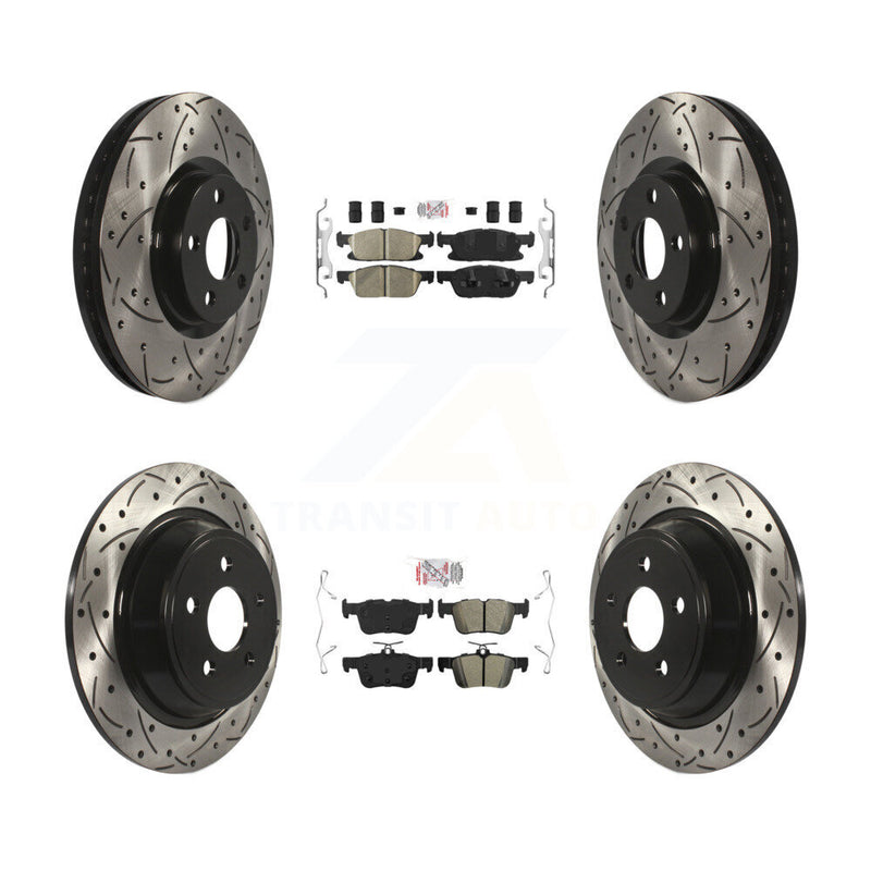 Transit Auto KDA-101680 Disc Brake Kit for 2015-2019 Ford Edge - Front and Rear product image