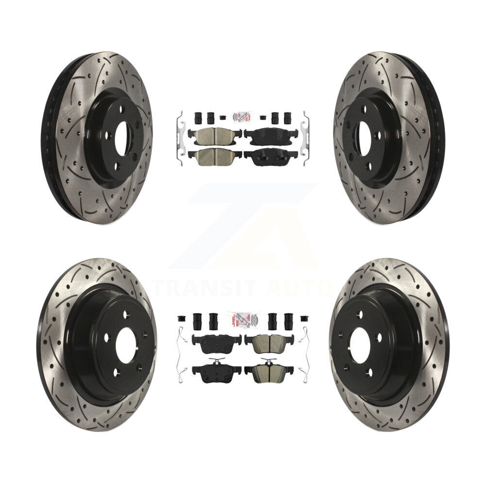 Transit Auto KDA-101681 Disc Brake Kit for 2015-2019 Ford Edge - Front and Rear product image