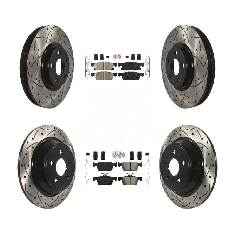 Transit Auto KDA-101681 Disc Brake Kit for 2015-2019 Ford Edge - Front and Rear product image