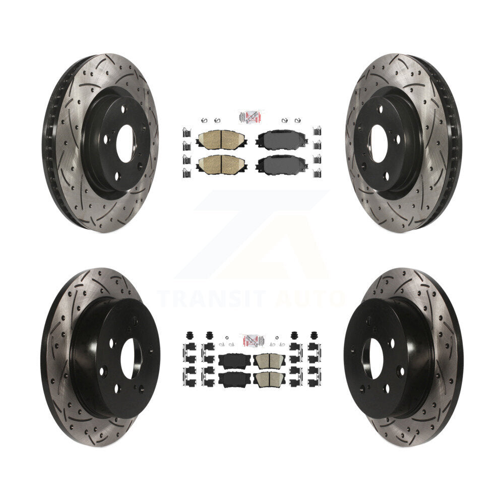 Transit Auto KDA-101690 Disc Brake Kit for 2006-2018 Toyota RAV4 - Front and Rear product image
