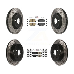 Transit Auto KDA-101690 Disc Brake Kit for 2006-2018 Toyota RAV4 - Front and Rear product image