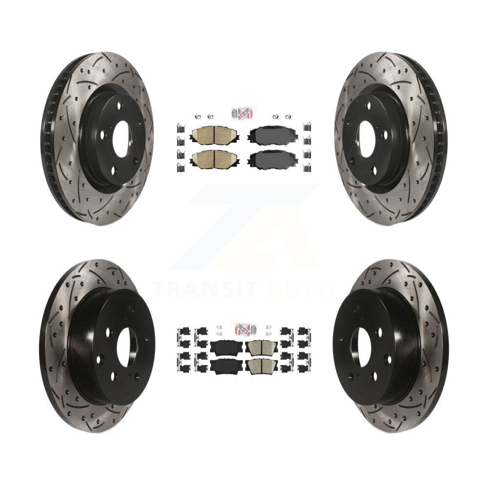 Transit Auto KDA-101691 Disc Brake Kit for 2006-2018 Toyota RAV4 - Front and Rear product image