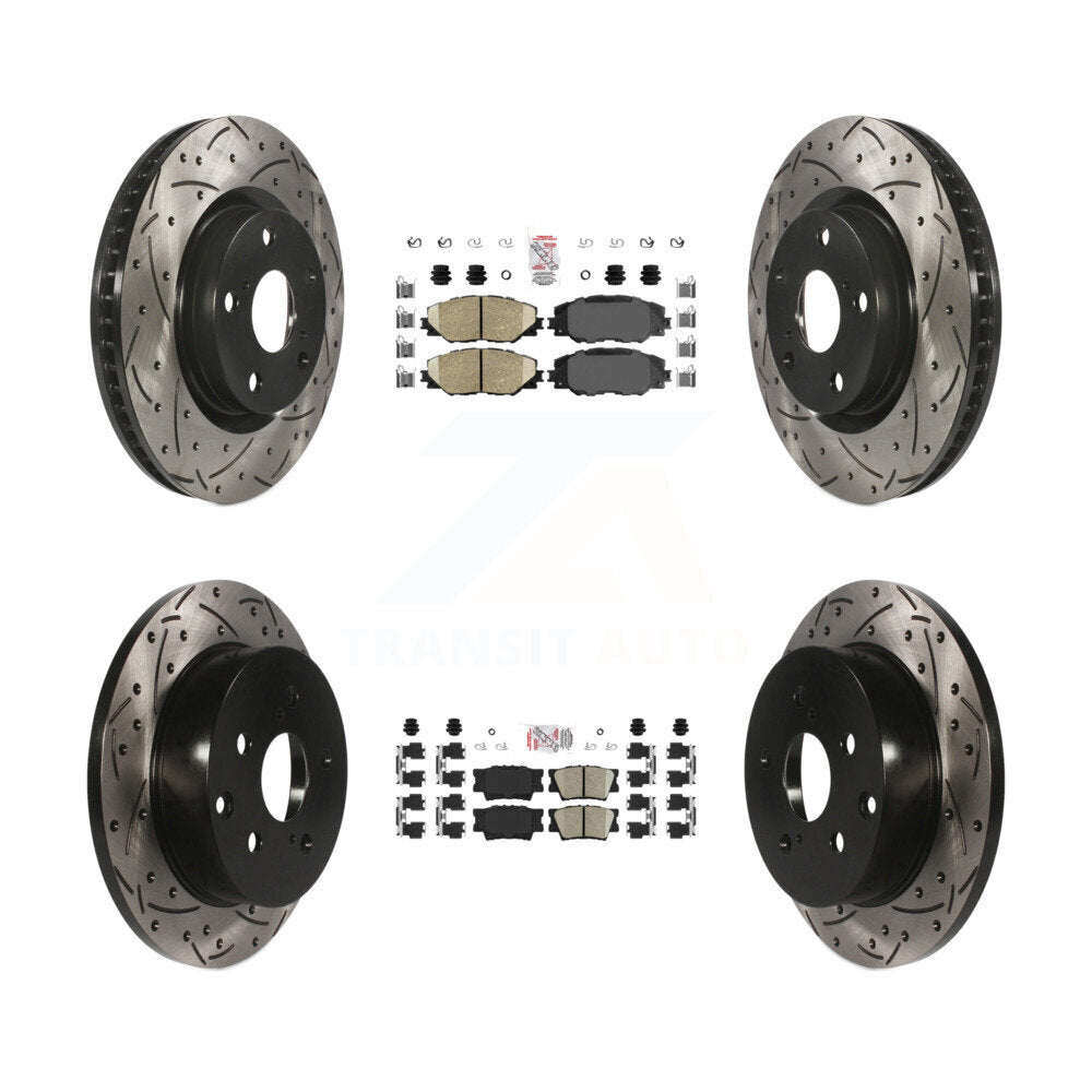 Transit Auto KDA-101692 Disc Brake Kit for 2006-2018 Toyota RAV4 - Front and Rear product image