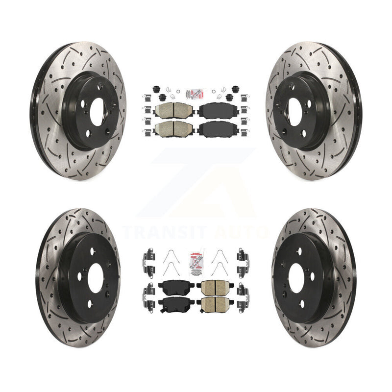Transit Auto KDA-101697 Disc Brake Kit for 2009-2019 Toyota Corolla, Toyota Matrix, Pontiac Vibe - Front and Rear product image