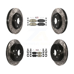 Transit Auto KDA-101698 Disc Brake Kit for 2006-2018 Toyota RAV4, Lexus HS250h - Front and Rear product image