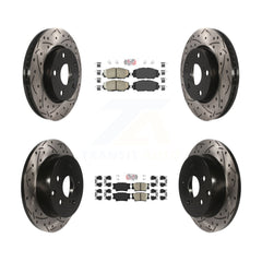 Transit Auto KDA-101699 Disc Brake Kit for 2006-2018 Toyota RAV4, Lexus HS250h - Front and Rear product image