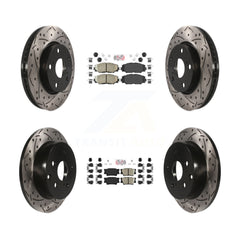 Transit Auto KDA-101700 Disc Brake Kit for 2006-2018 Toyota RAV4, Lexus HS250h - Front and Rear product image