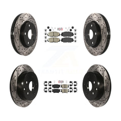 Transit Auto KDA-101701 Disc Brake Kit for 2006-2018 Toyota RAV4, Lexus HS250h - Front and Rear product image