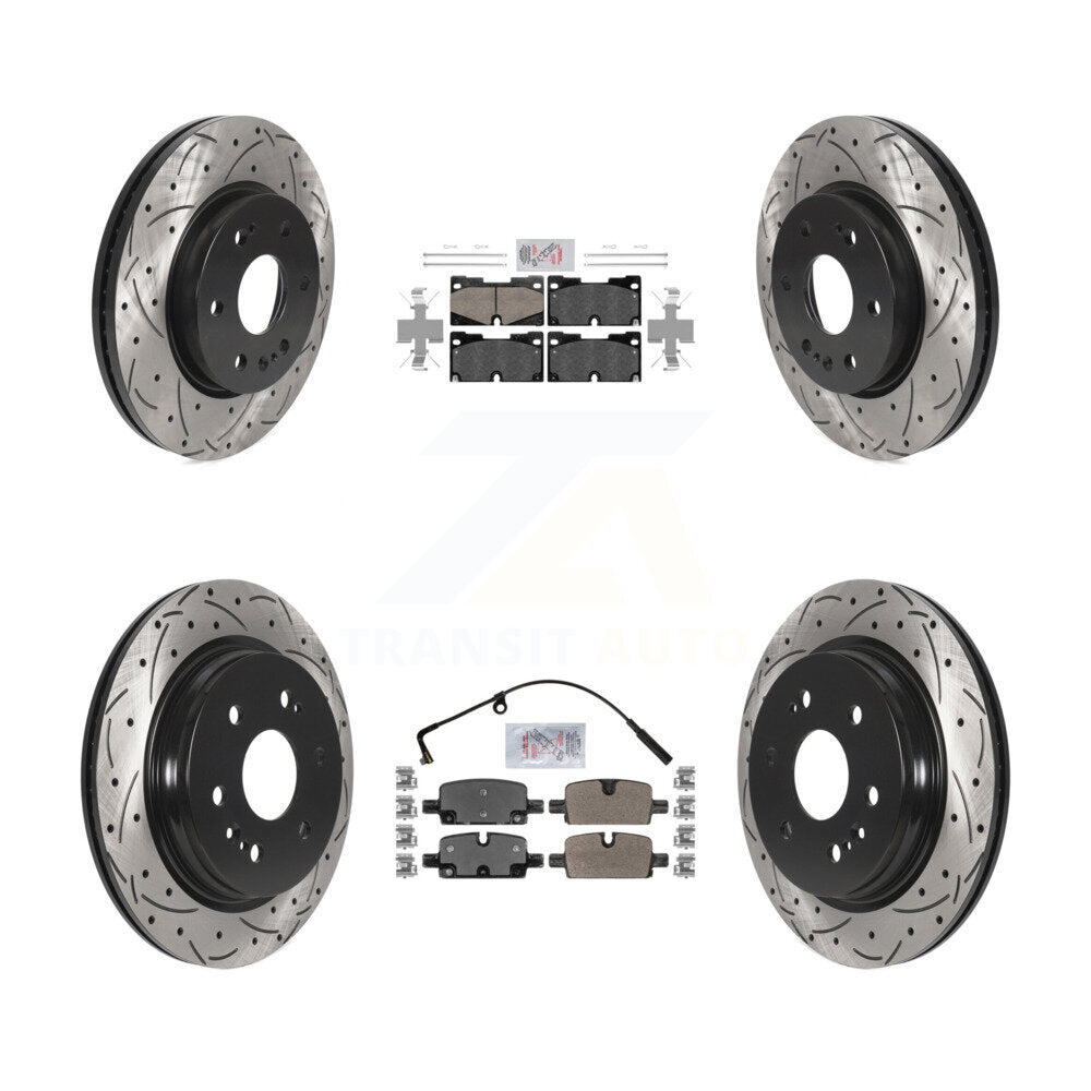 Transit Auto KDA-101708 Disc Brake Kit for 2020-2024 Chevrolet Silverado 1500 LTD, GMC Sierra 1500 Limited, Cadillac Escalade & more - Front and Rear product image