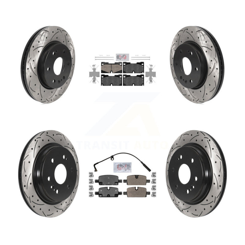 Transit Auto KDA-101708 Disc Brake Kit for 2020-2024 Chevrolet Silverado 1500 LTD, GMC Sierra 1500 Limited, Cadillac Escalade & more - Front and Rear product image
