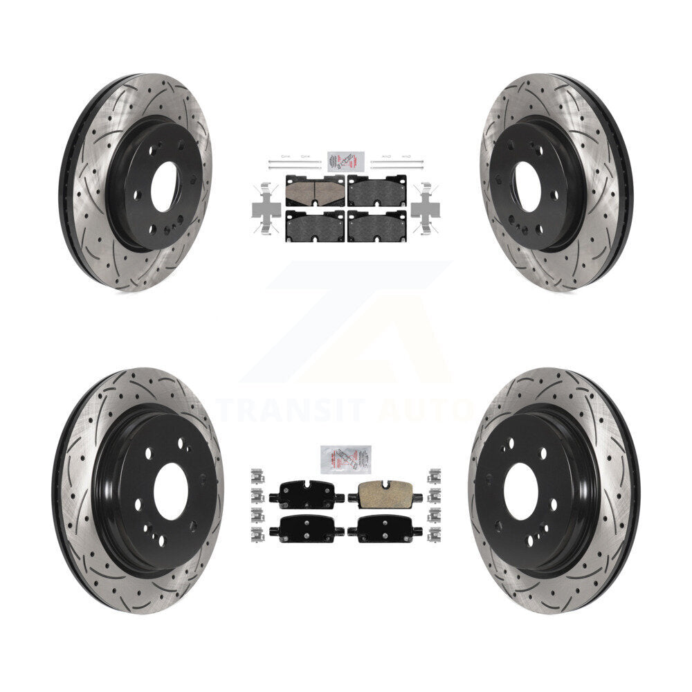Transit Auto KDA-101709 Disc Brake Kit for 2020-2024 Chevrolet Silverado 1500 LTD, GMC Sierra 1500 Limited, Cadillac Escalade & more - Front and Rear product image