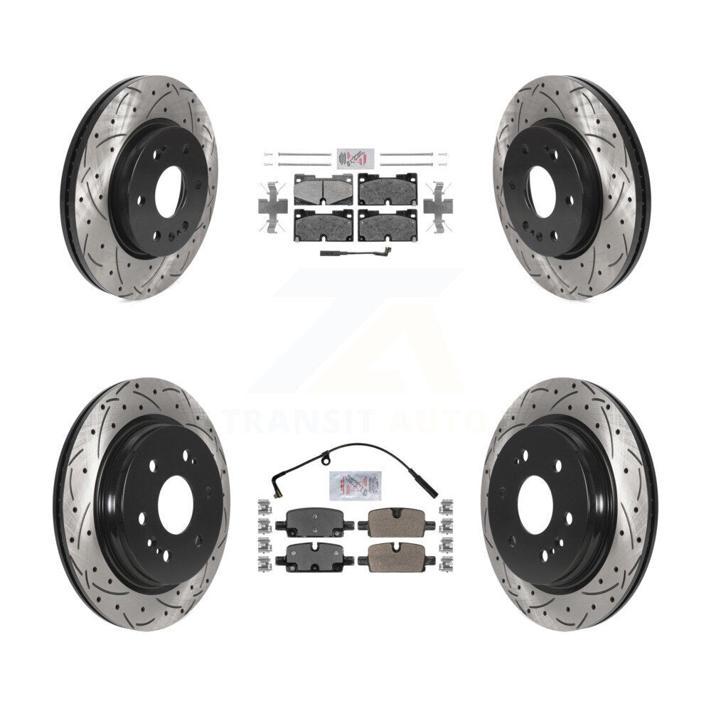 Transit Auto KDA-101710 Disc Brake Kit for 2020-2024 Chevrolet Silverado 1500 LTD, GMC Sierra 1500 Limited, Cadillac Escalade & more - Front and Rear product image
