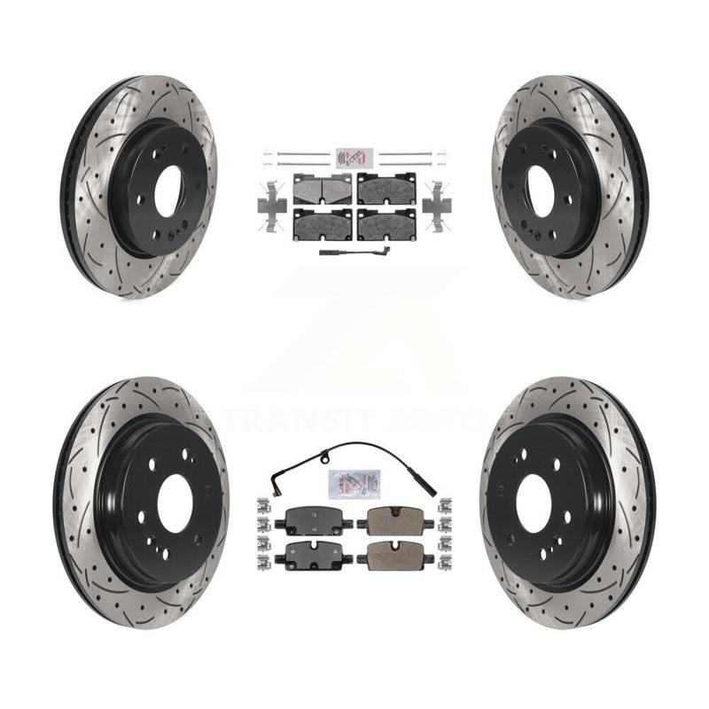 Transit Auto KDA-101710 Disc Brake Kit for 2020-2024 Chevrolet Silverado 1500 LTD, GMC Sierra 1500 Limited, Cadillac Escalade & more - Front and Rear product image