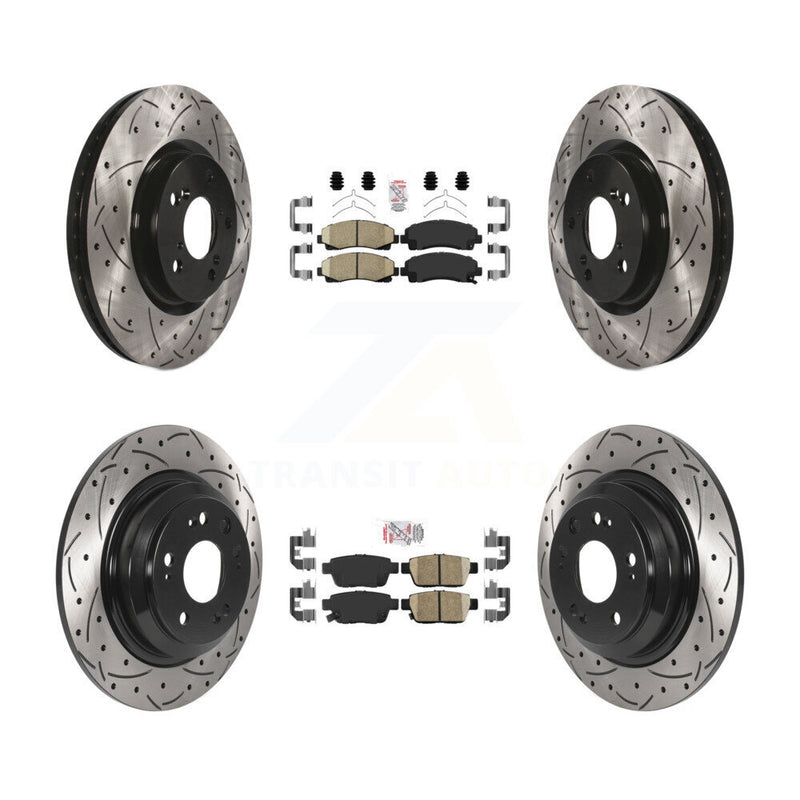 Transit Auto KDA-101712 Disc Brake Kit for 2009-2014 Acura TL - Front and Rear product image