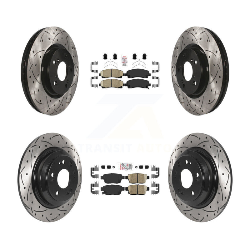 Transit Auto KDA-101713 Disc Brake Kit for 2009-2014 Acura TL - Front and Rear product image