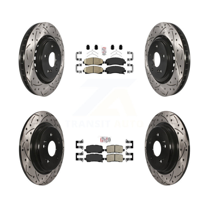 Transit Auto KDA-101716 Disc Brake Kit for 2015-2020 Acura TLX - Front and Rear product image