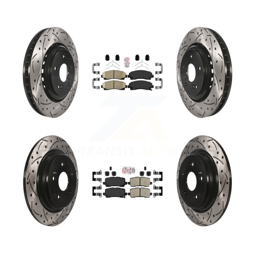 Transit Auto KDA-101717 Disc Brake Kit for 2015-2020 Acura TLX - Front and Rear product image
