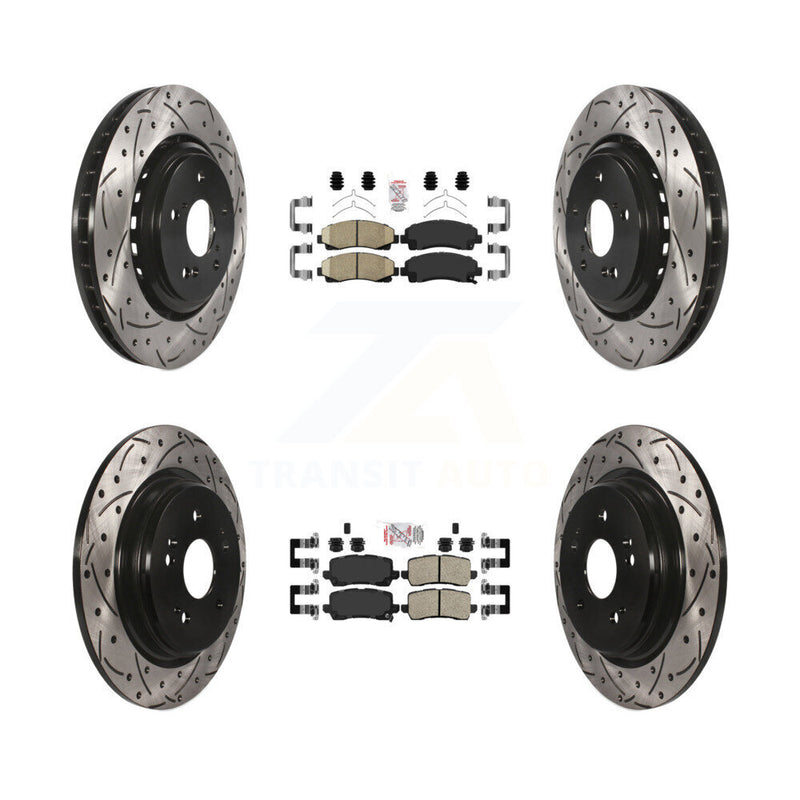 Transit Auto KDA-101717 Disc Brake Kit for 2015-2020 Acura TLX - Front and Rear product image