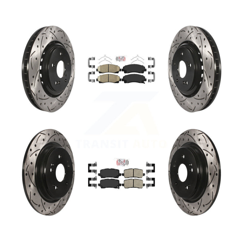 Transit Auto KDA-101718 Disc Brake Kit for 2015-2020 Acura TLX - Front and Rear product image