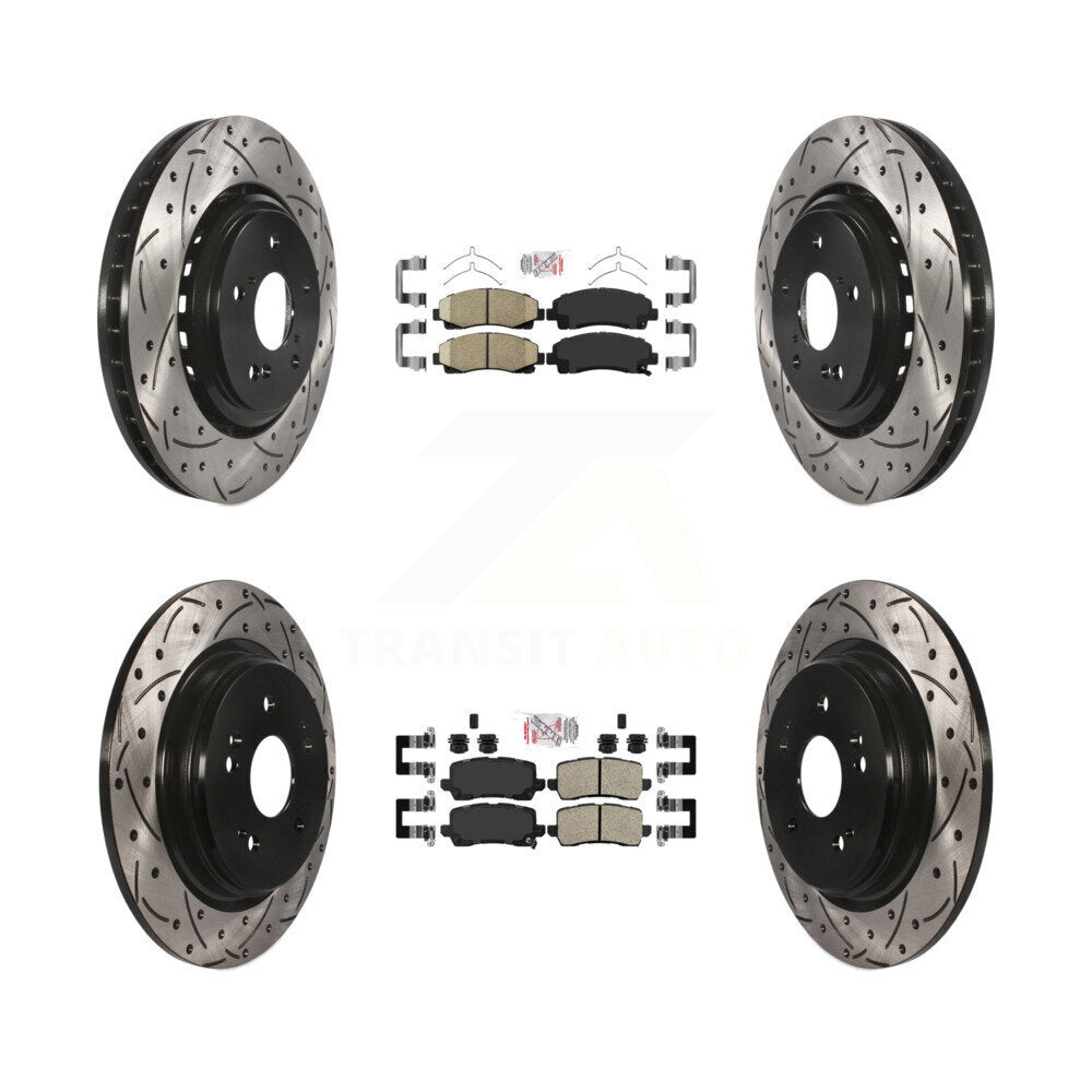 Transit Auto KDA-101719 Disc Brake Kit for 2015-2020 Acura TLX - Front and Rear product image