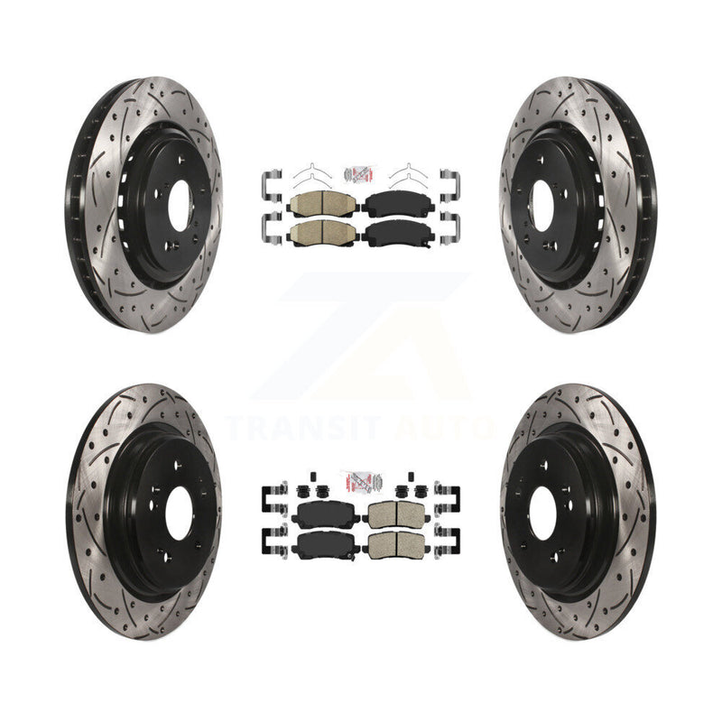 Transit Auto KDA-101719 Disc Brake Kit for 2015-2020 Acura TLX - Front and Rear product image