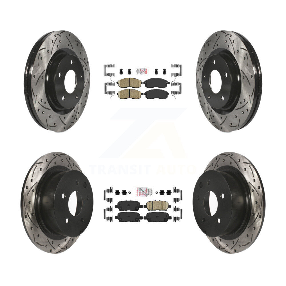 Transit Auto KDA-101724 Disc Brake Kit for 2011-2017 Nissan Juke - Front and Rear product image
