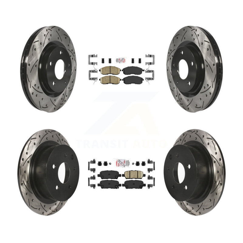 Transit Auto KDA-101724 Disc Brake Kit for 2011-2017 Nissan Juke - Front and Rear product image