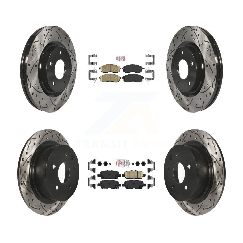 Transit Auto KDA-101726 Disc Brake Kit for 2011-2017 Nissan Juke - Front and Rear product image
